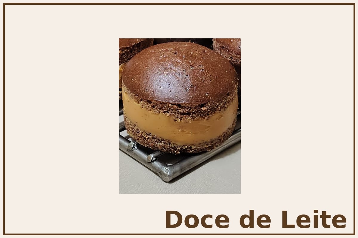 Pão de mel recheado de doce de leite